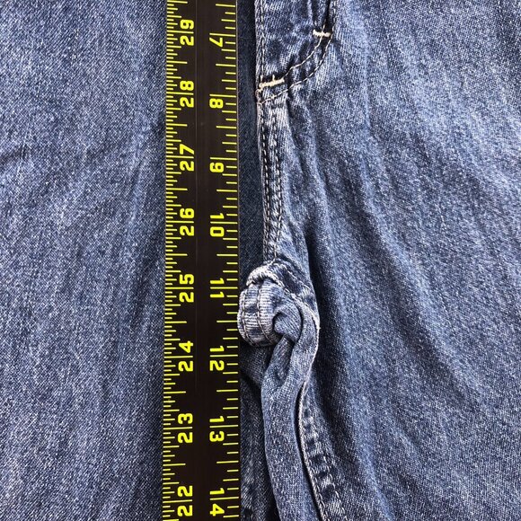 Lee Mens Jeans Size 29 Blue Denim Straight Leg Riveted Vintage Classic Casual - Picture 8 of 14